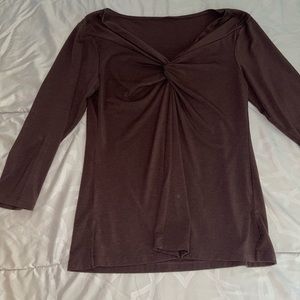 Brown blouse